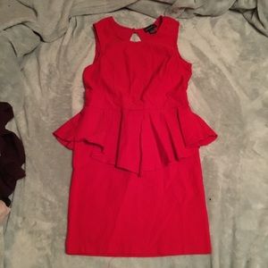 Size medium peplum dress